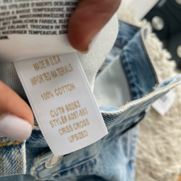 NWT AGOLDE CRISS CROSS UPSIZED JEAN
IN WIRED size 30 - Picture 8 of 10